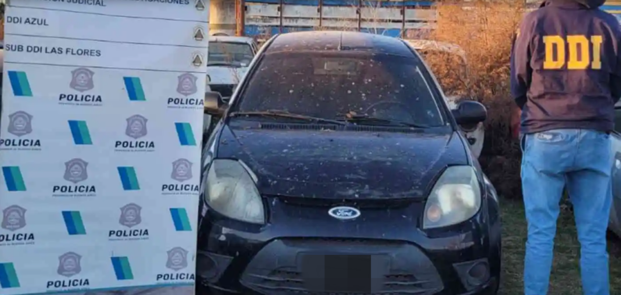 Secuestran en Las Flores un auto que había sido robado en Pila