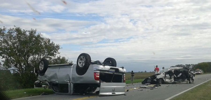 Un muerto y seis heridos por un violento choque en la ruta 226 2 Accidente 2261
