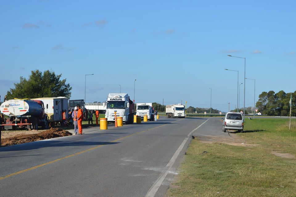 Pila: comenzó el ensanche de la ruta 41 entre esta ciudad y autovía 2