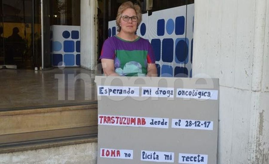 Vecina de olavarría reclama a ioma por una droga para continuar su tratamiento oncológico 2 Vecina de olavarría reclama a ioma por una droga para continuar su tratamiento oncológico