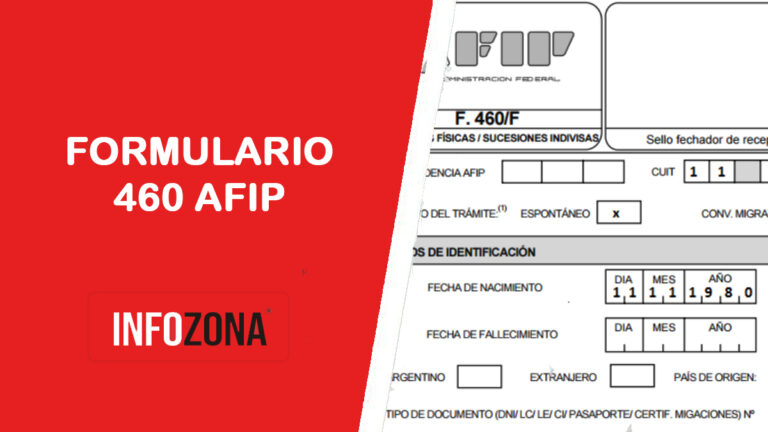 FORMULARIO 460 AFIP 】Qué Es + Cómo Completarlo Octubre 2023