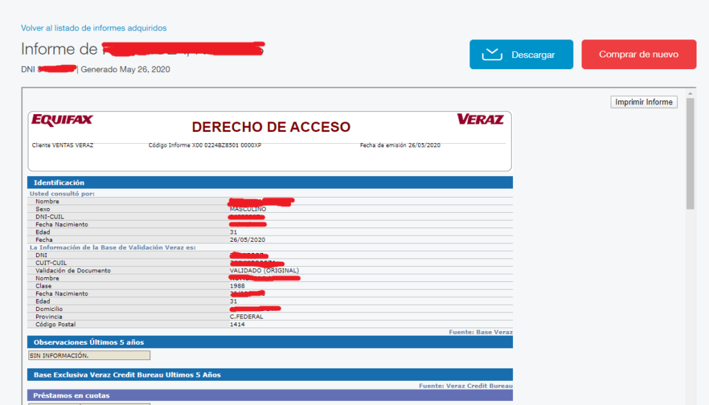 Cómo Saber Si Estoy En El Veraz Gratis ️ Con Dni O Cuil 9679