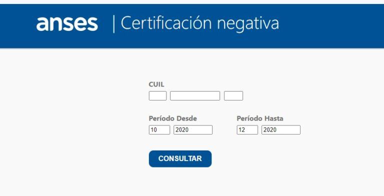 Certificación Negativa De Anses ¿para Qué Sirve Y Cómo Sacarla