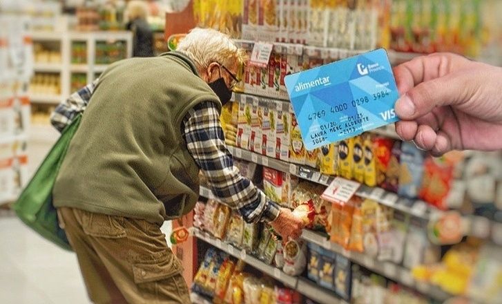 Tarjeta Alimentaria para jubilados pensionados