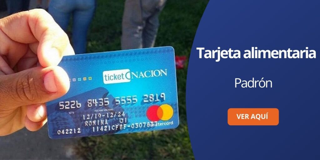 Tarjeta alimentaria padrón 】Cómo consultar paso a paso ...