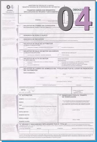 Cómo completar el formulario 04 para cambio de radicación