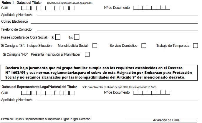 Cómo completar el formulario 2.67 ANSES