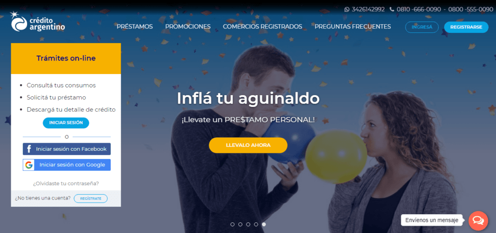 Cómo solicitar un préstamo de Crédito Argentino