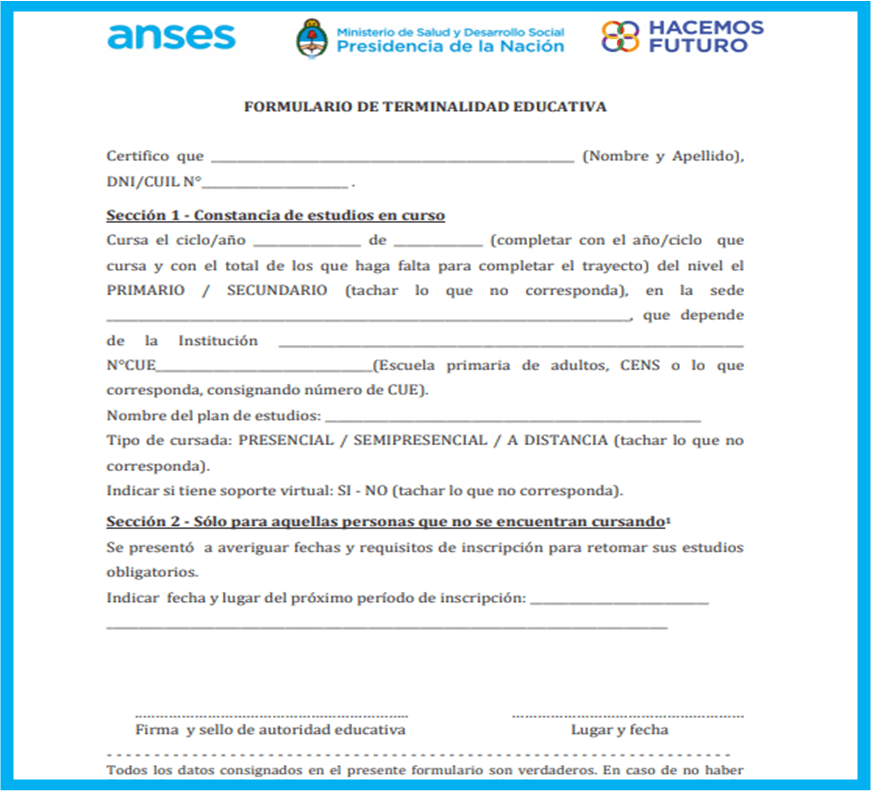 Qué es y para qué sirve el formulario FOTE