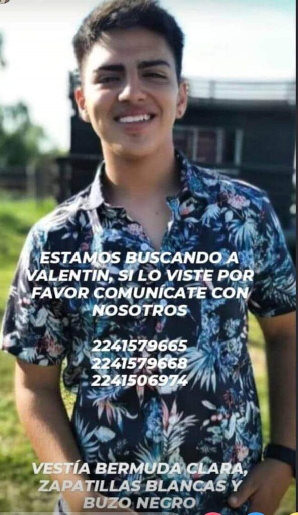 Chascomús: desesperadamente buscan a un joven que se ausentó de su hogar