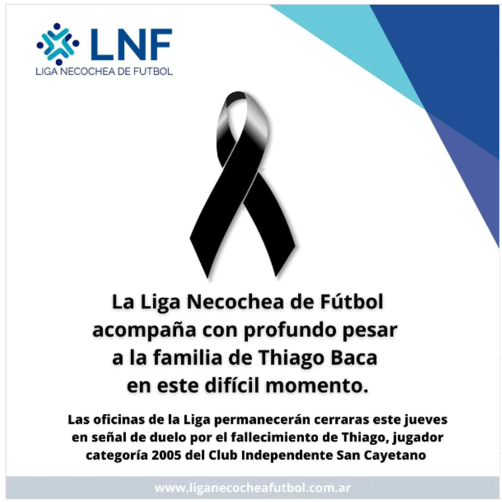 Conmoción: murió un joven jugador de fútbol de 17 años mientras entrenaba