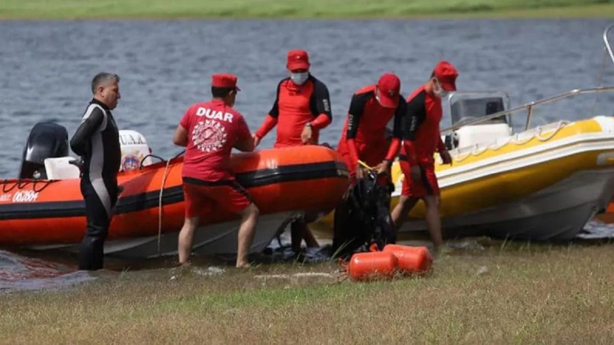 Persona se cayó de moto de agua en Córdoba