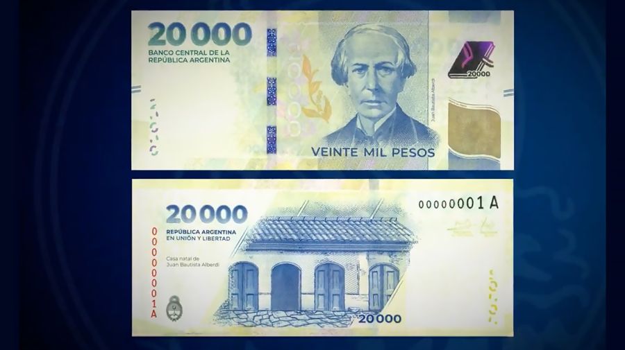 nuevo billete de 20 mil pesos 2