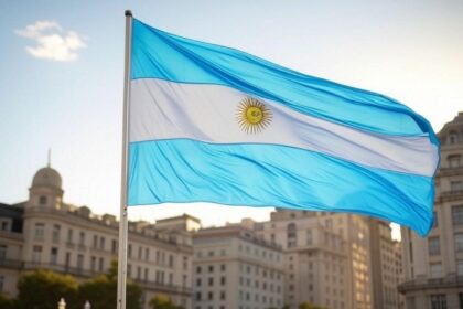 Bandera argentina feriado nacional