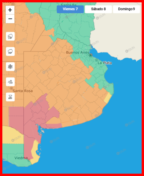 mapa alertas 7 de marzo